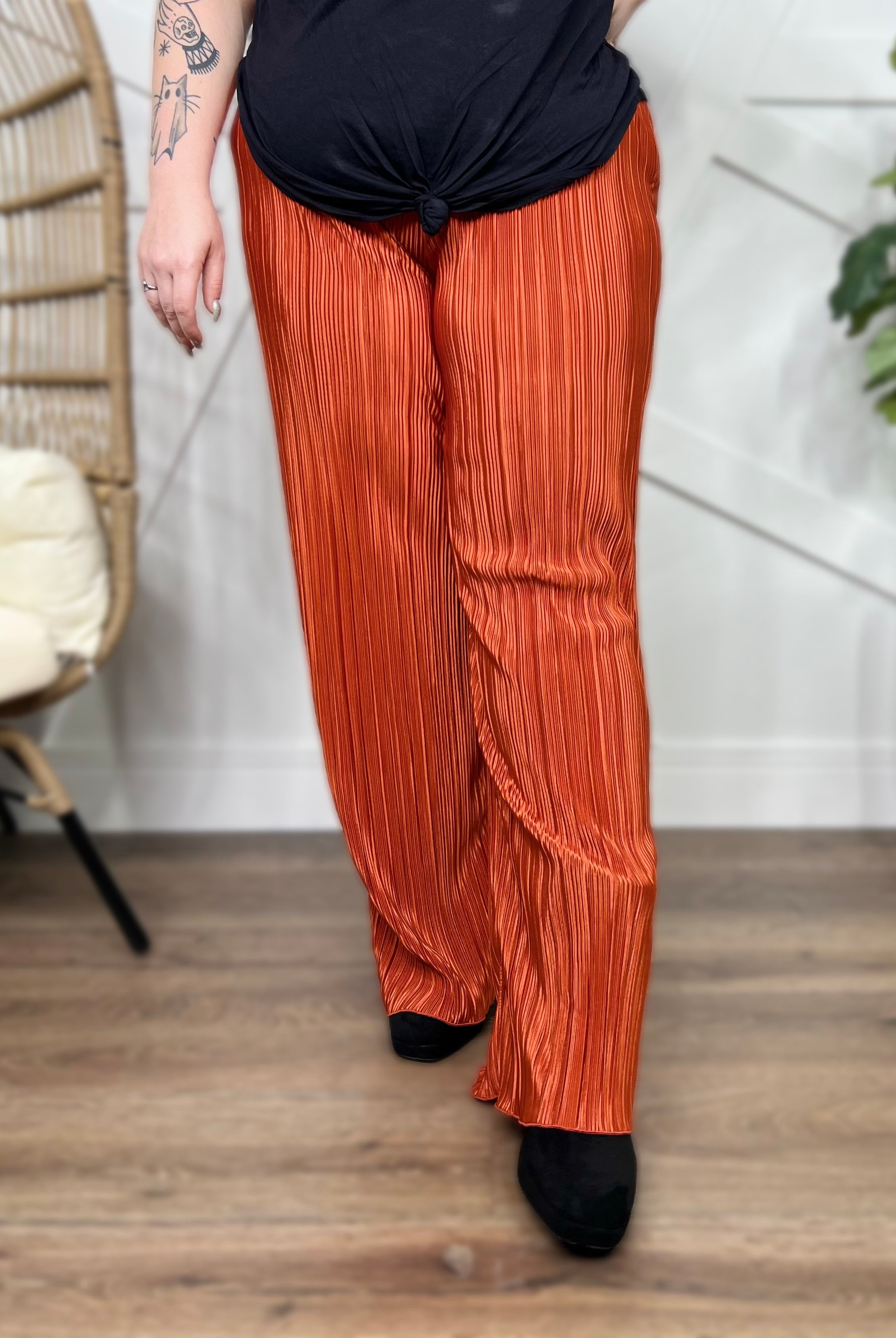 Effortless Bottoms-150 PANTS-STYLIVE-Heathered Boho Boutique, Women's Fashion and Accessories in Palmetto, FL