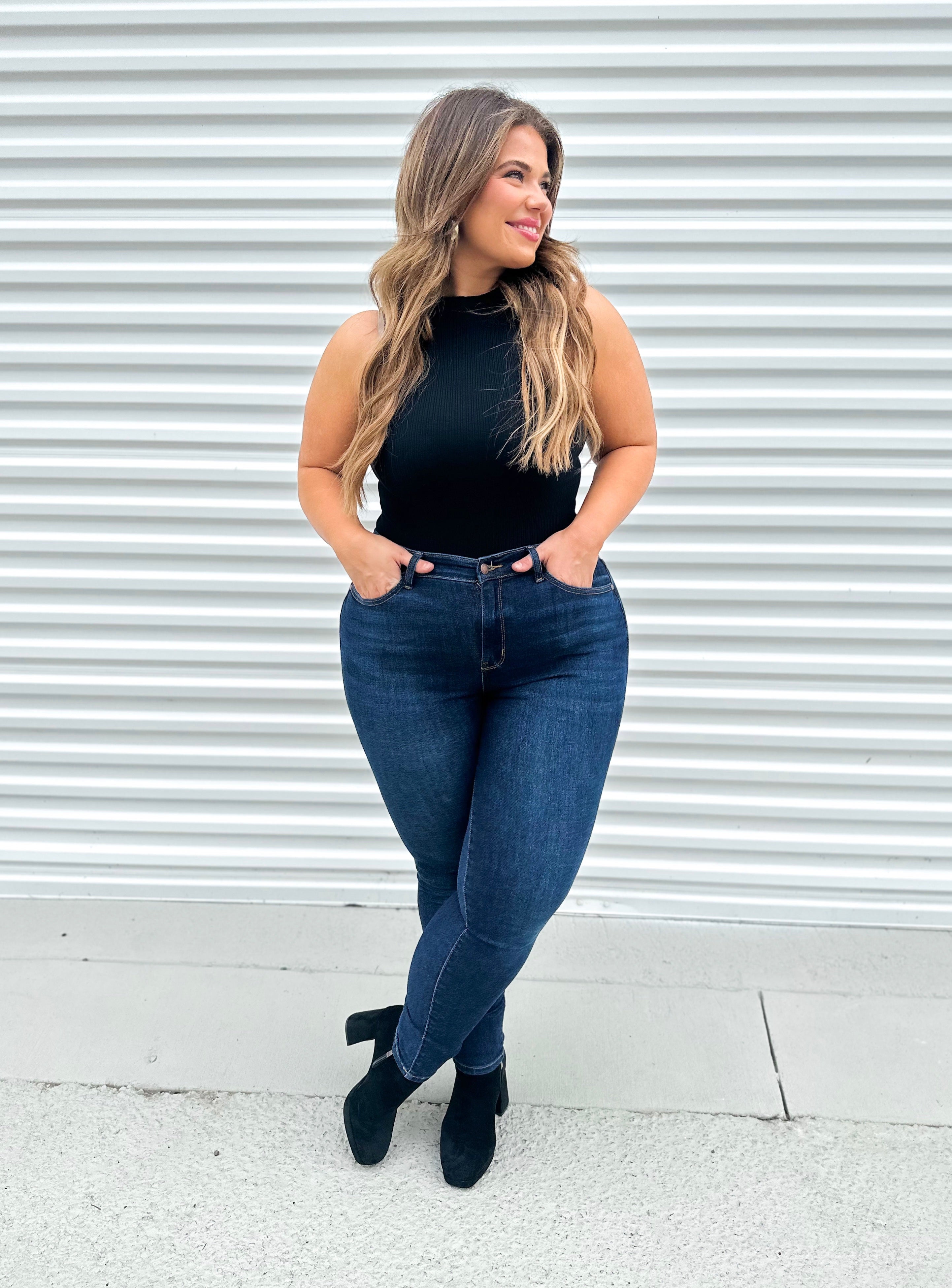 RESTOCK: Memories To Make Skinny Jeans by Judy Blue-190 Jeans-Judy Blue-Heathered Boho Boutique, Women's Fashion and Accessories in Palmetto, FL