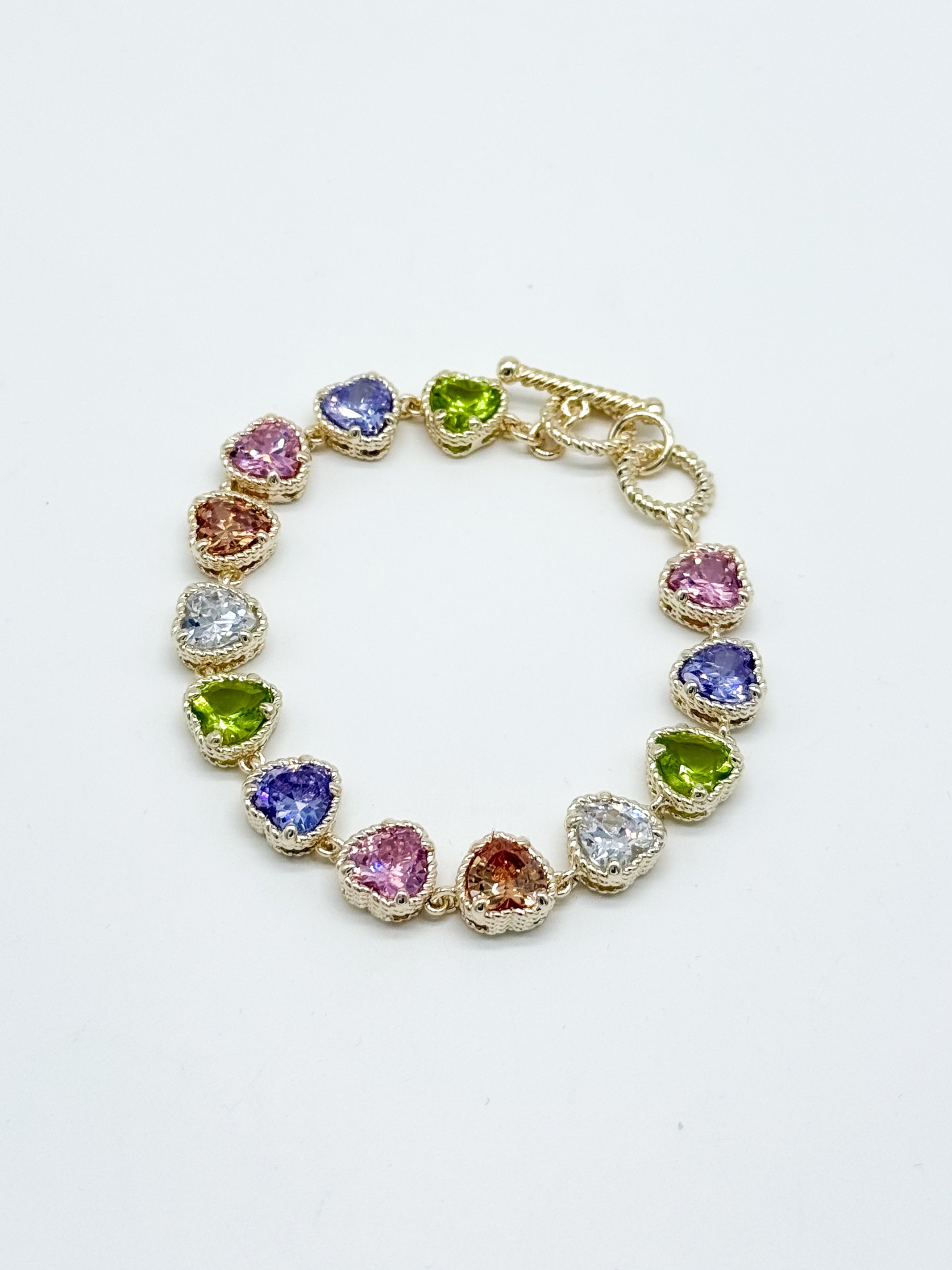 Sweet Heart Toggle Bracelet-310 Jewelry-Millenx Accessories, LLC.-Heathered Boho Boutique, Women's Fashion and Accessories in Palmetto, FL