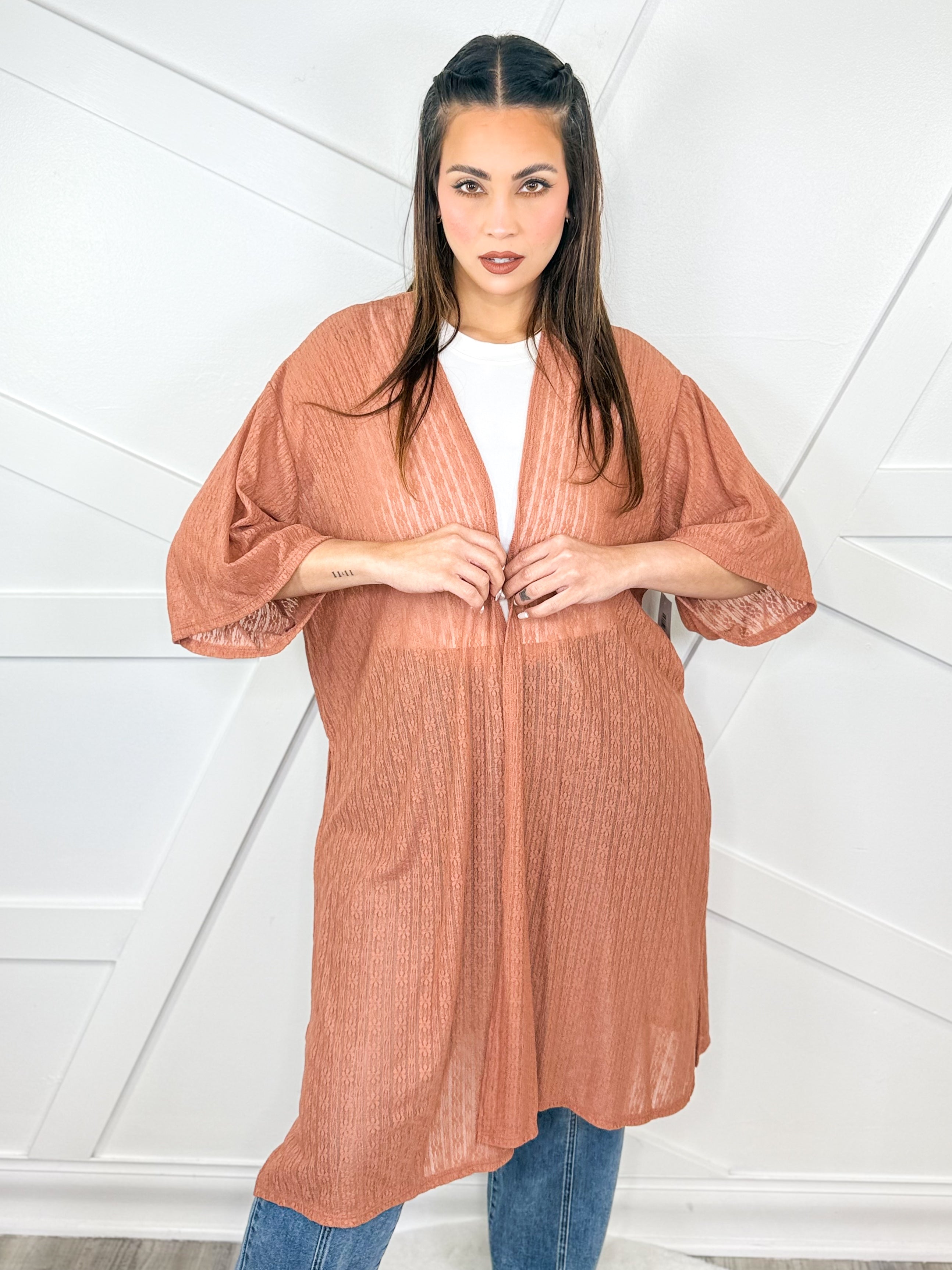 Main Event Cover Up-220 Cardigans/ Kimonos-P.S. Kate-Heathered Boho Boutique, Women's Fashion and Accessories in Palmetto, FL