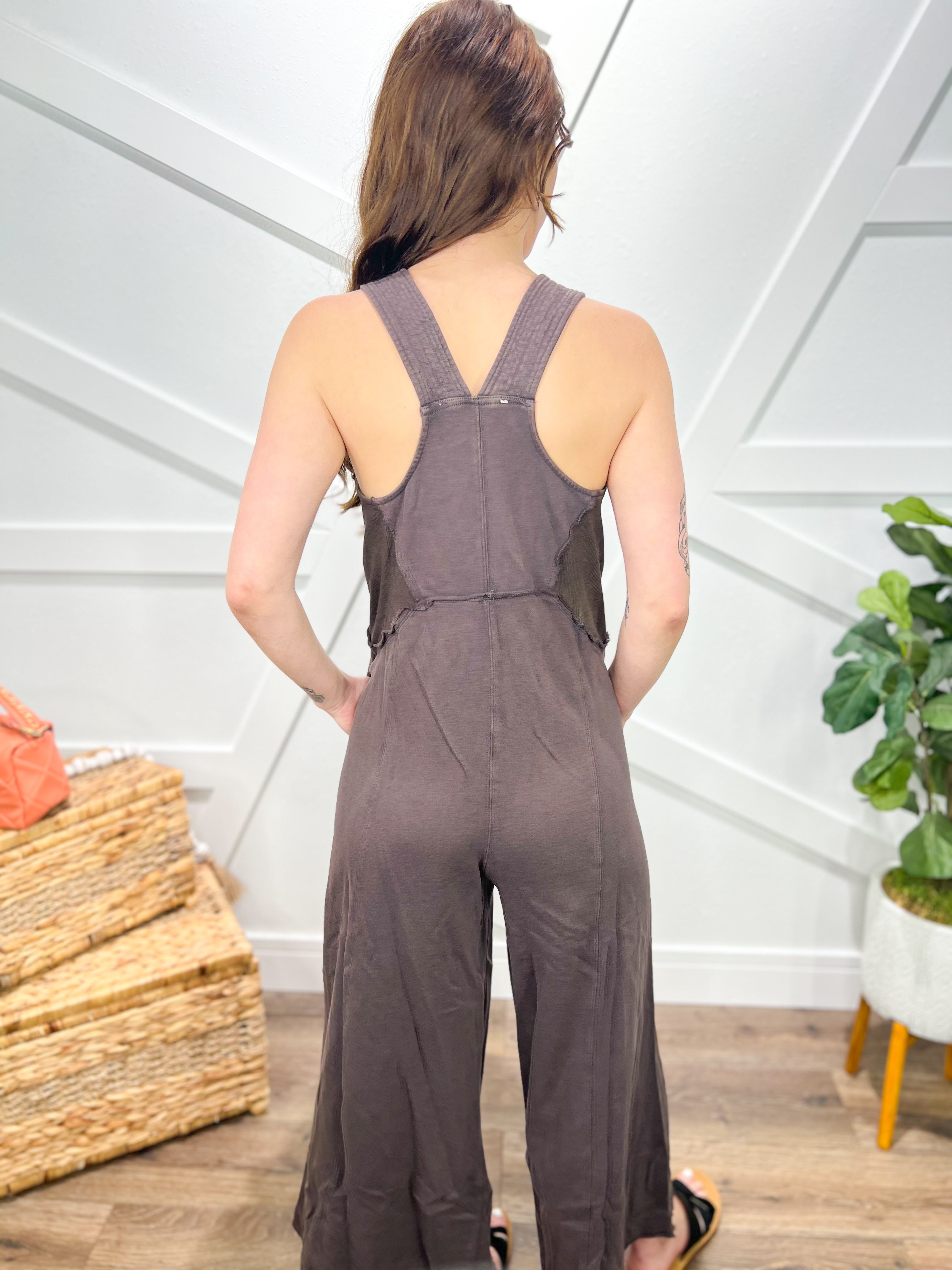 RESTOCK: Breakthrough Jumpsuit-230 Dresses/Jumpsuits/Rompers-BlueVelvet-Heathered Boho Boutique, Women's Fashion and Accessories in Palmetto, FL