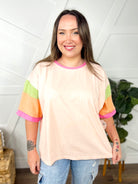Free And Easy Top-110 Short Sleeve Top-Easel-Heathered Boho Boutique, Women's Fashion and Accessories in Palmetto, FL