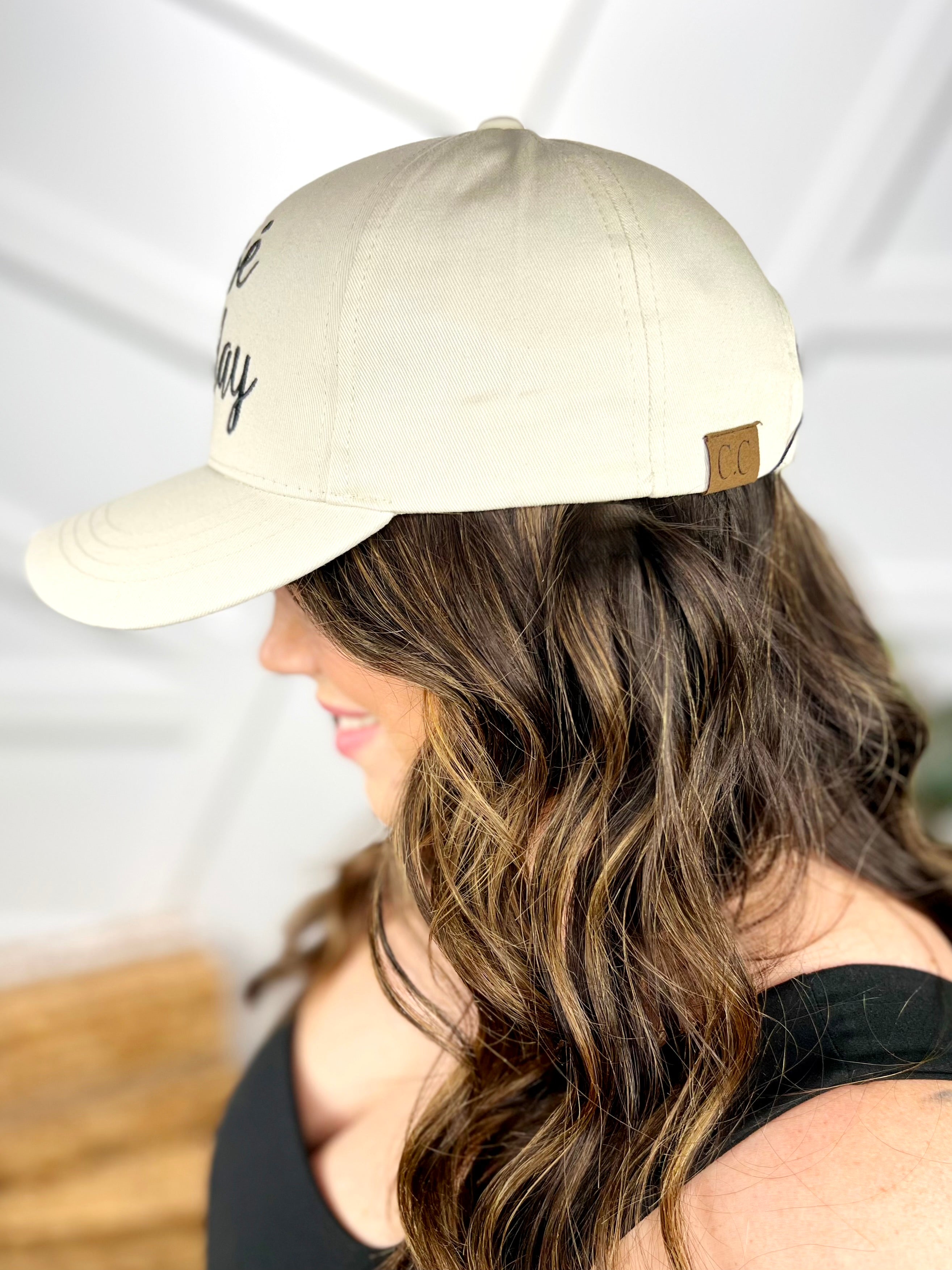 Rose All Day Baseball Cap-330 Headwear-C.C. BEANIE-Heathered Boho Boutique, Women's Fashion and Accessories in Palmetto, FL