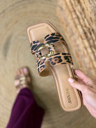 Wild Side Buckle Slides-350 SHOES-FORTUNE DYNAMIC-Heathered Boho Boutique, Women's Fashion and Accessories in Palmetto, FL