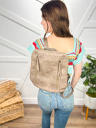 Raegan Double Zipper Backpack-320 Bags-Joy Susan-Heathered Boho Boutique, Women's Fashion and Accessories in Palmetto, FL