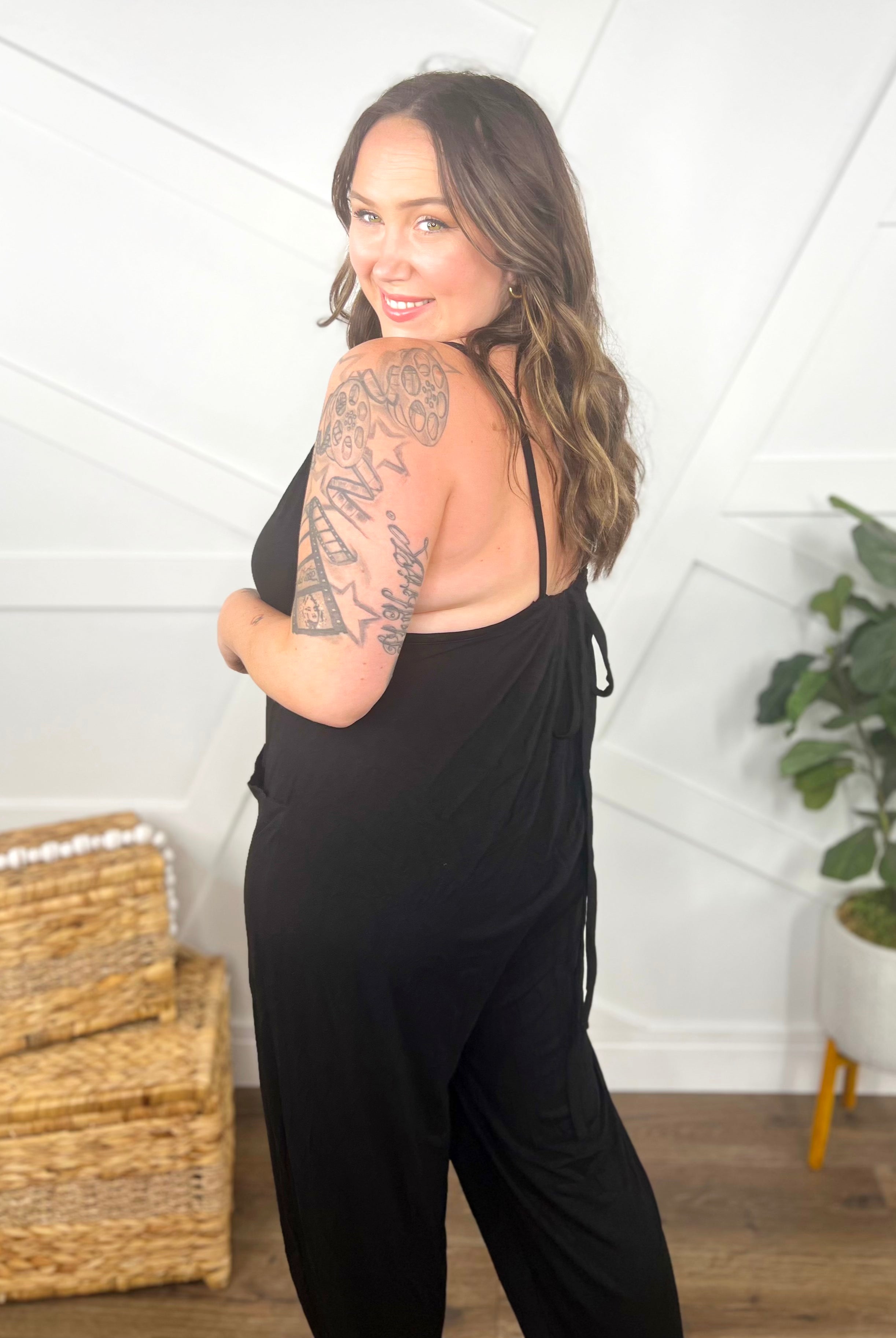 In My Feels Jumpsuit-230 Dresses/Jumpsuits/Rompers-Culture Code-Heathered Boho Boutique, Women's Fashion and Accessories in Palmetto, FL