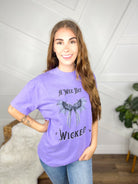 A Wee Bit Wicked Graphic Tee-130 Graphic Tees-Heathered Boho-Heathered Boho Boutique, Women's Fashion and Accessories in Palmetto, FL