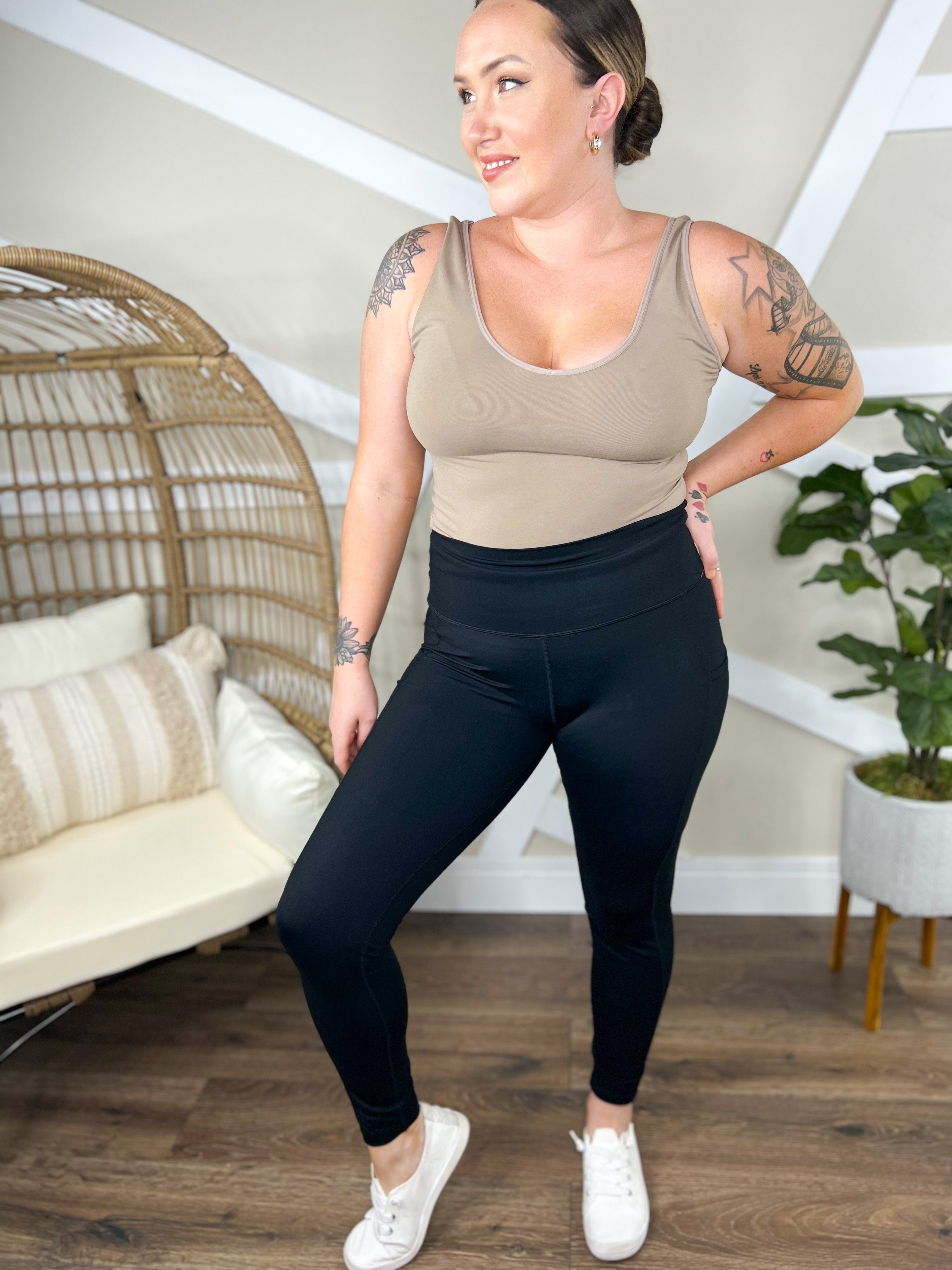 The Jane Activewear Leggings-180 LEGGINGS-YELETE-Heathered Boho Boutique, Women's Fashion and Accessories in Palmetto, FL