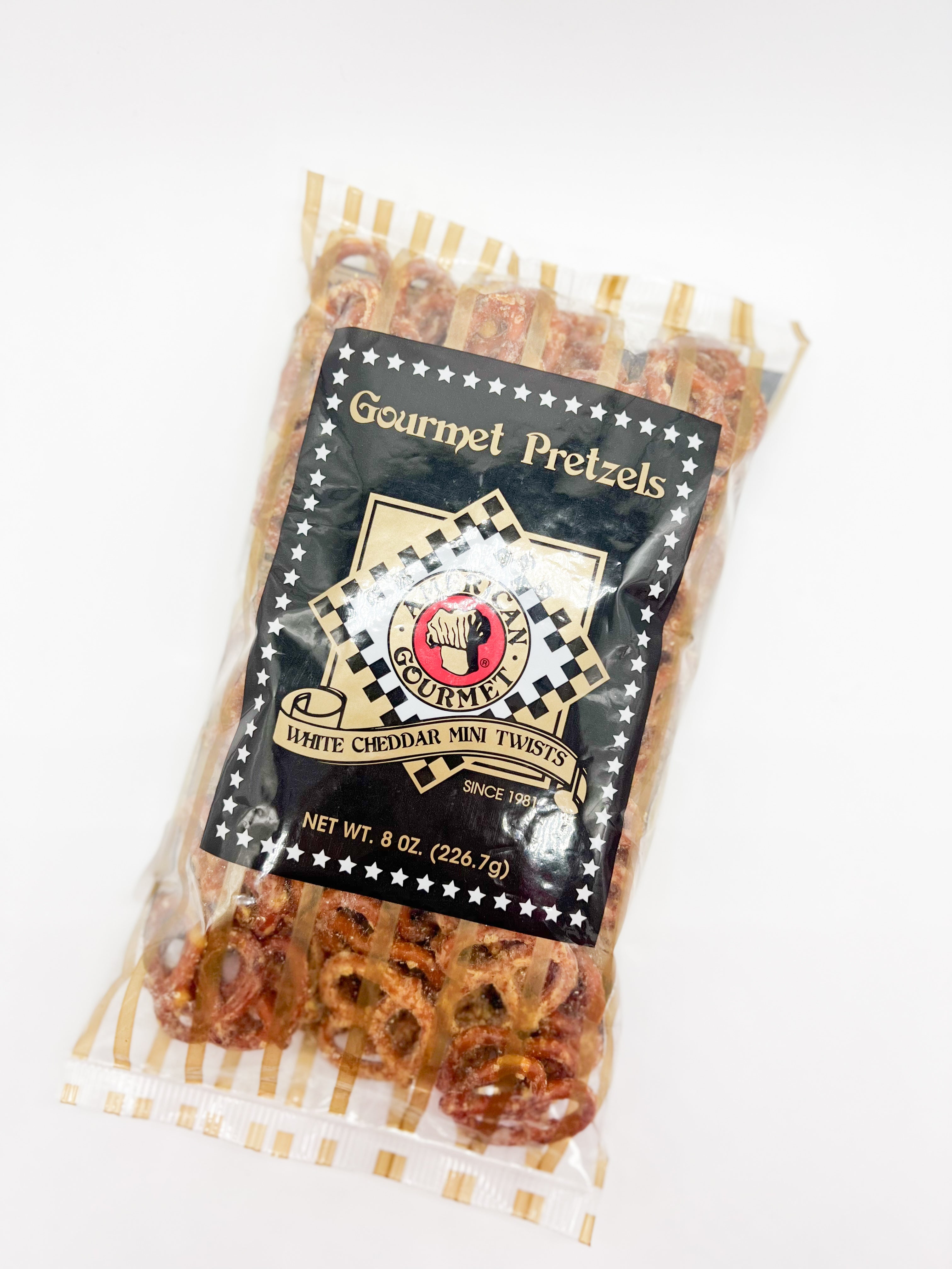 Gourmet White Cheddar Pretzels-340 Other Accessories-American Gourmet of Snacks-Heathered Boho Boutique, Women's Fashion and Accessories in Palmetto, FL