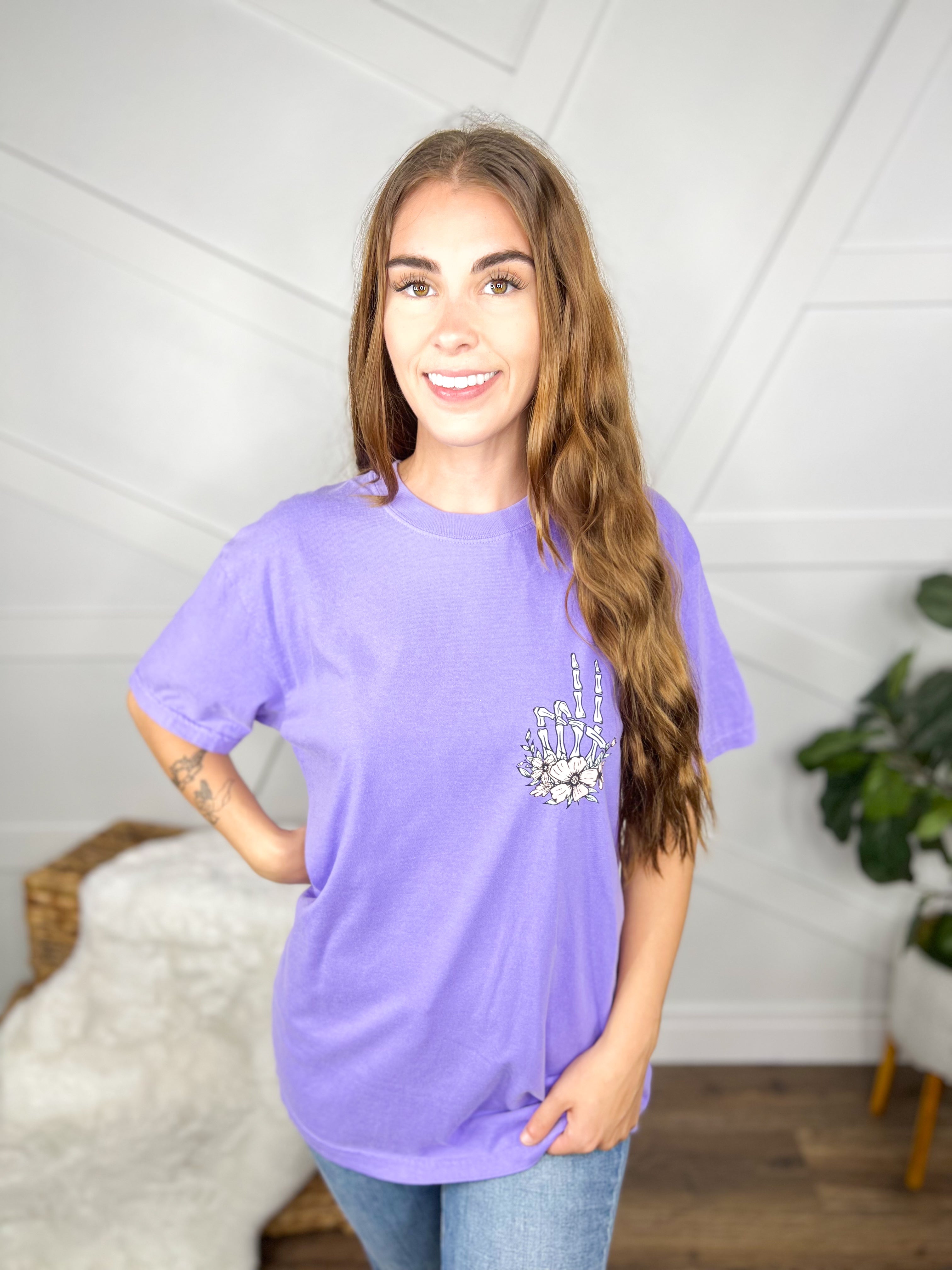 Protect Your Peace Graphic Tee-130 Graphic Tees-Heathered Boho-Heathered Boho Boutique, Women's Fashion and Accessories in Palmetto, FL