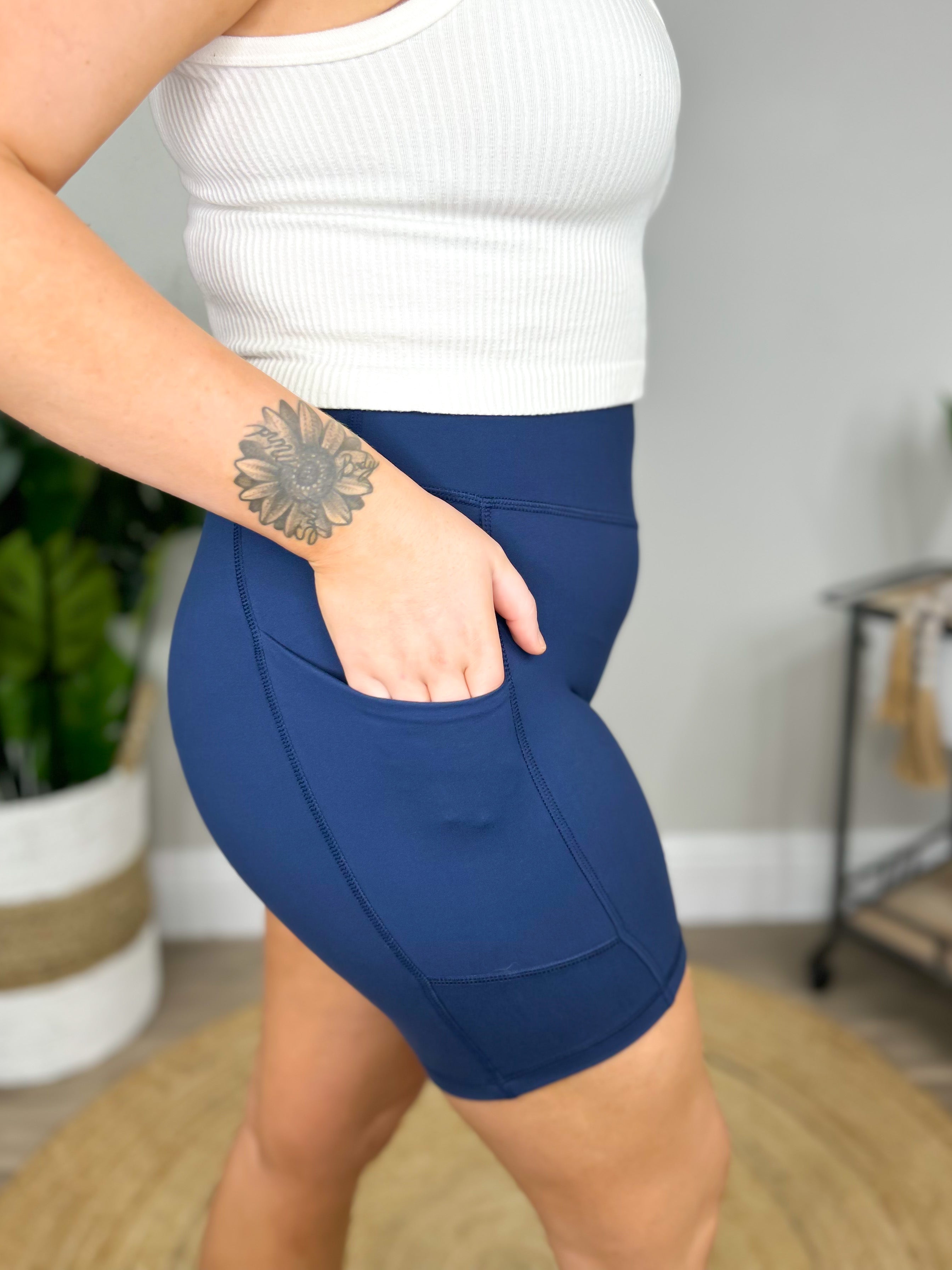 RESTOCK: Super Fit Biker Shorts-240 Activewear/Sets-Rae Mode-Heathered Boho Boutique, Women's Fashion and Accessories in Palmetto, FL