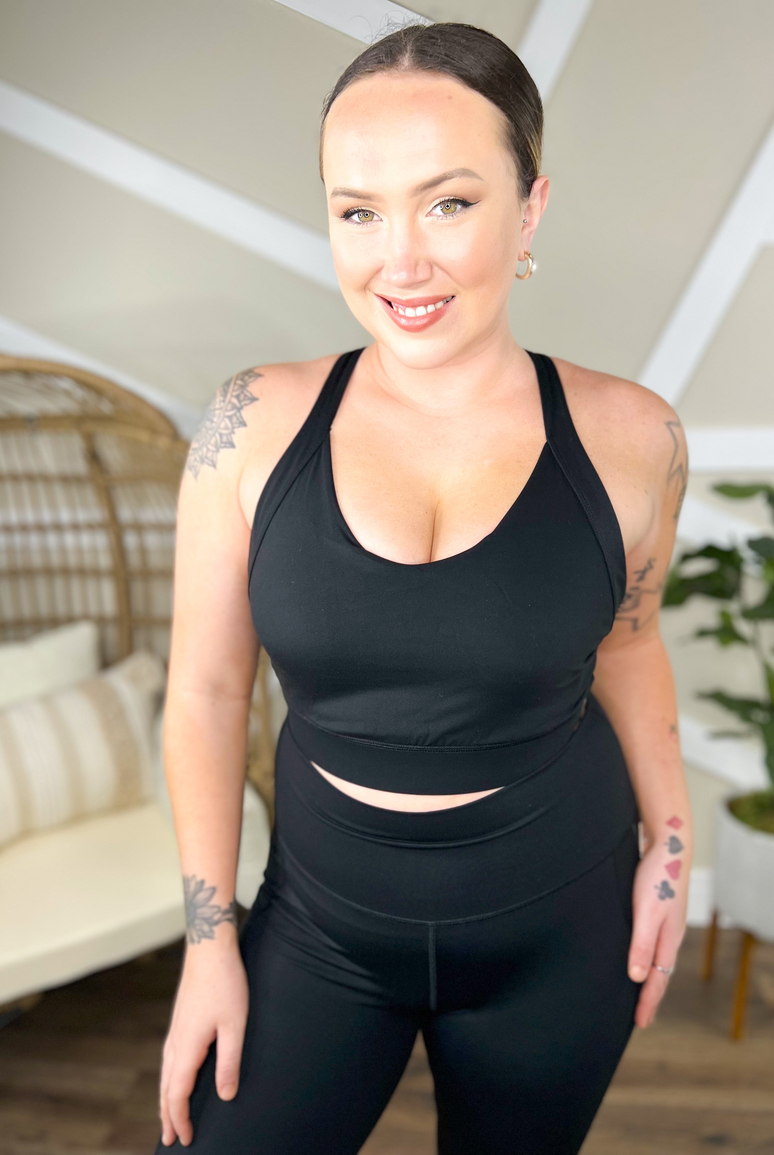The Jane Activewear Sports Bra-140 Body Suits/ Intimates-YELETE-Heathered Boho Boutique, Women's Fashion and Accessories in Palmetto, FL