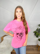 No Rain, No Flowers Graphic Tee-130 Graphic Tees-Heathered Boho-Heathered Boho Boutique, Women's Fashion and Accessories in Palmetto, FL