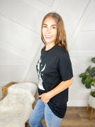 R.I.P. Opinions Graphic Tee-130 Graphic Tees-Heathered Boho-Heathered Boho Boutique, Women's Fashion and Accessories in Palmetto, FL