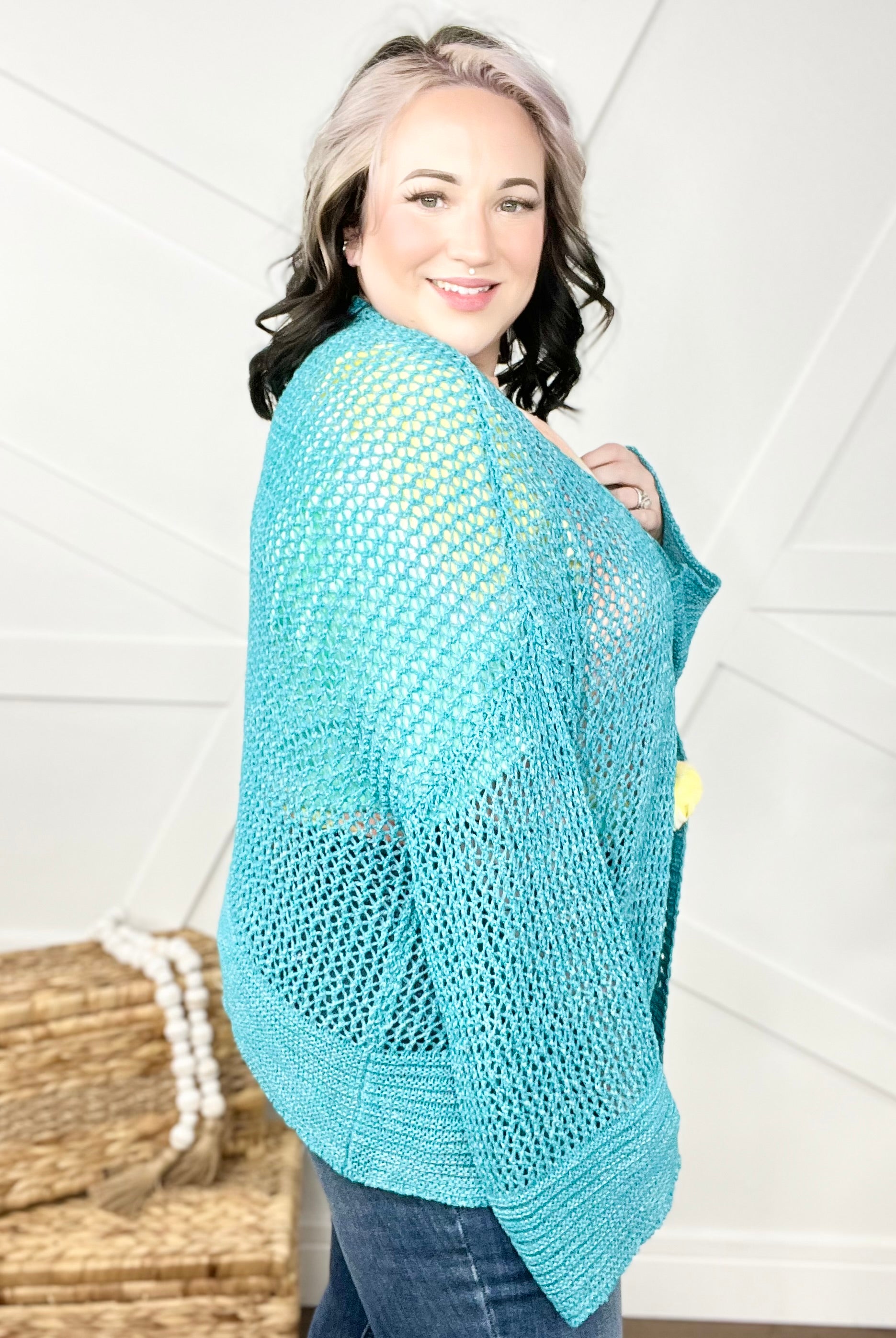 Evening Stroll Cardigan-220 Cardigans/ Kimonos-Easel-Heathered Boho Boutique, Women's Fashion and Accessories in Palmetto, FL