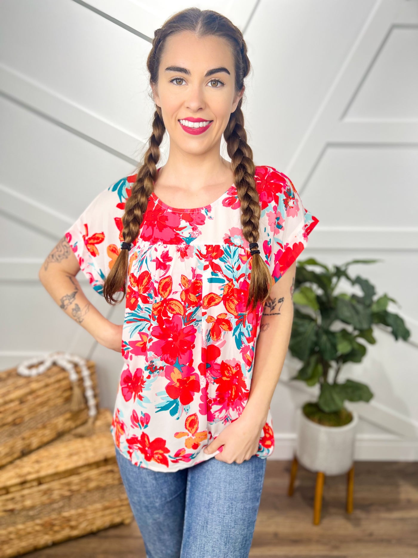 Boasting Floral Top