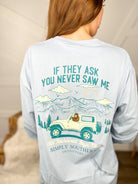 RESTOCK: Sasquatch Graphic Long Sleeve Top-130 Graphic Tees-Simply Southern-Heathered Boho Boutique, Women's Fashion and Accessories in Palmetto, FL