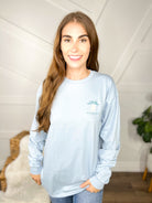 RESTOCK: Sasquatch Graphic Long Sleeve Top-130 Graphic Tees-Simply Southern-Heathered Boho Boutique, Women's Fashion and Accessories in Palmetto, FL