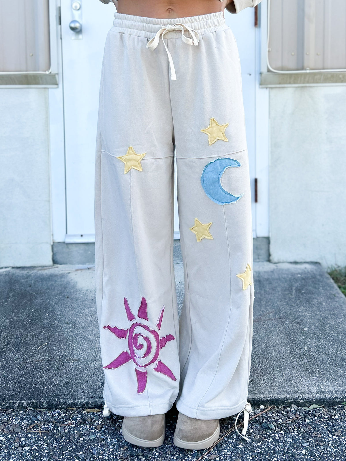 Celestial Dreams Lounge Pants-150 PANTS-DAVI & DANI-Heathered Boho Boutique, Women's Fashion and Accessories in Palmetto, FL