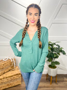 Eva Thermal Top-120 Long Sleeve Tops-Heyson-Heathered Boho Boutique, Women's Fashion and Accessories in Palmetto, FL