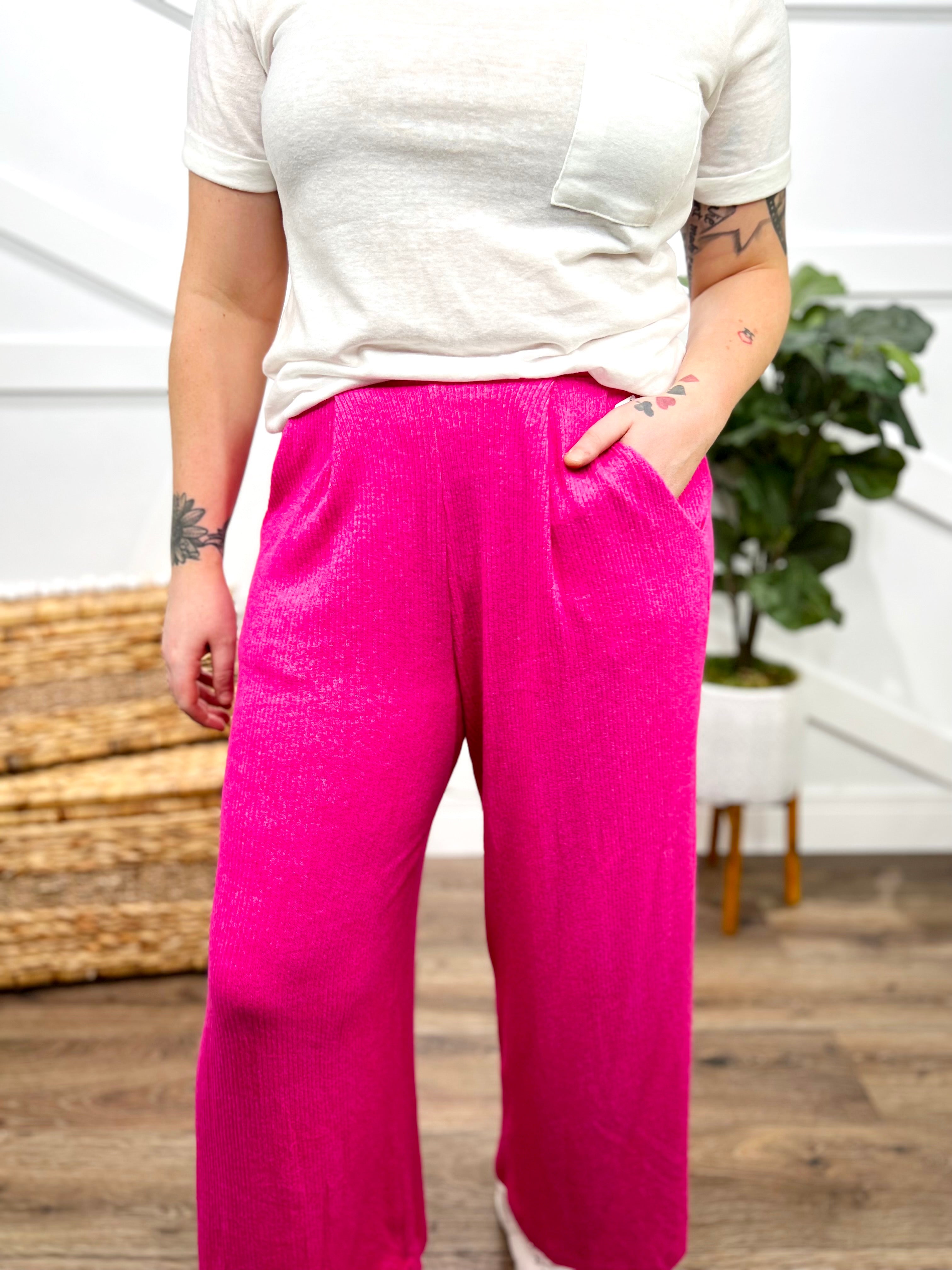 RESTOCK: Cozy Era Bottoms-150 PANTS-P.S. Kate-Heathered Boho Boutique, Women's Fashion and Accessories in Palmetto, FL