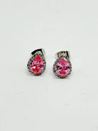 Pink Teardrop Stud Earring-310 Jewelry-NIHAO JEWELRY-Heathered Boho Boutique, Women's Fashion and Accessories in Palmetto, FL