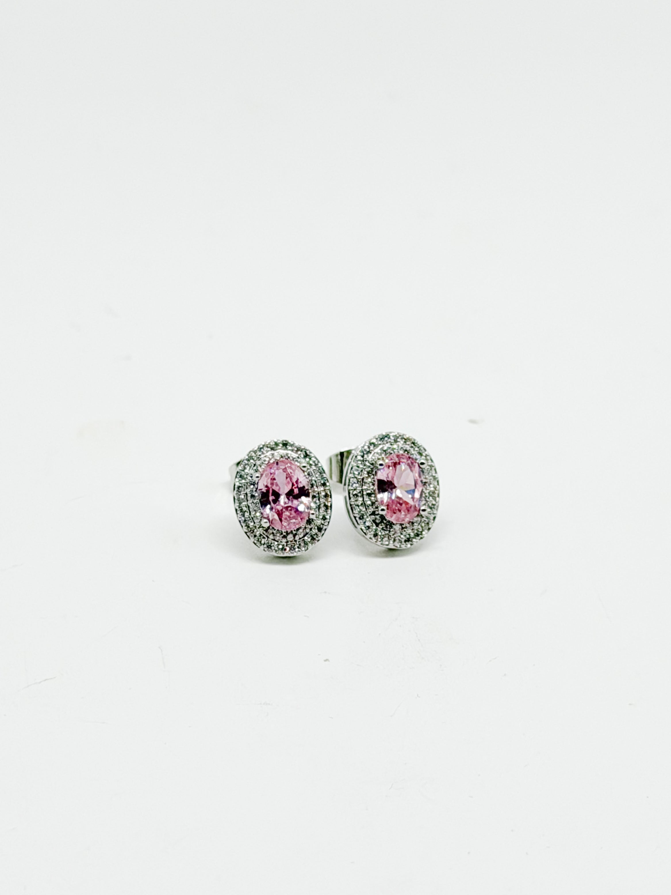 Stunning Oval Crystal Stud Earring-310 Jewelry-NIHAO JEWELRY-Heathered Boho Boutique, Women's Fashion and Accessories in Palmetto, FL