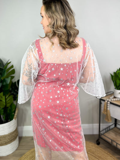 Starry Night Tulle Coverup