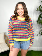Spreading Light Sweater-125 Sweater-Adora-Heathered Boho Boutique, Women's Fashion and Accessories in Palmetto, FL