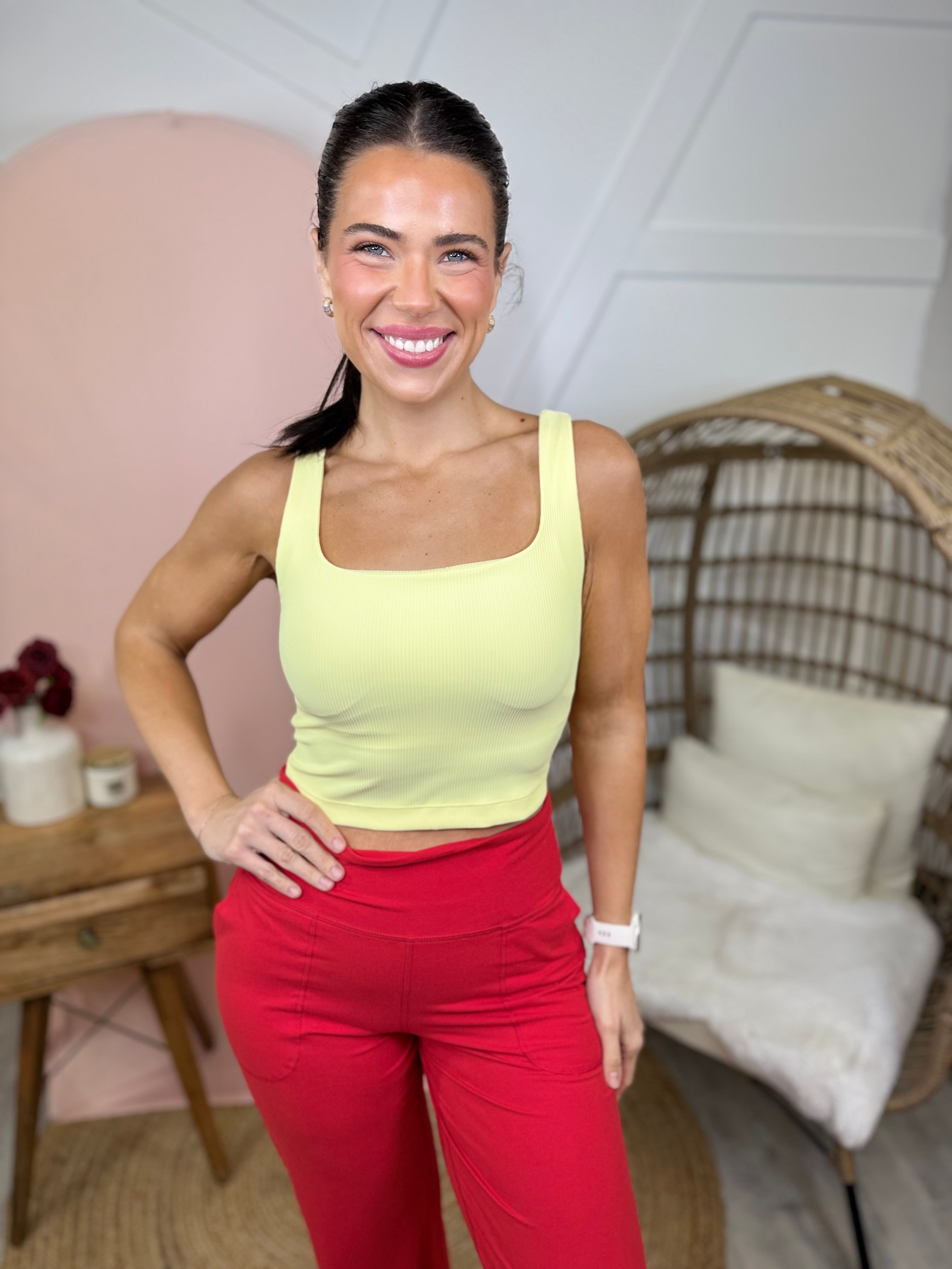 Restock: Team Player Ribbed Brami Top-100 Tank/Crop Tops-Rae Mode-Heathered Boho Boutique, Women's Fashion and Accessories in Palmetto, FL