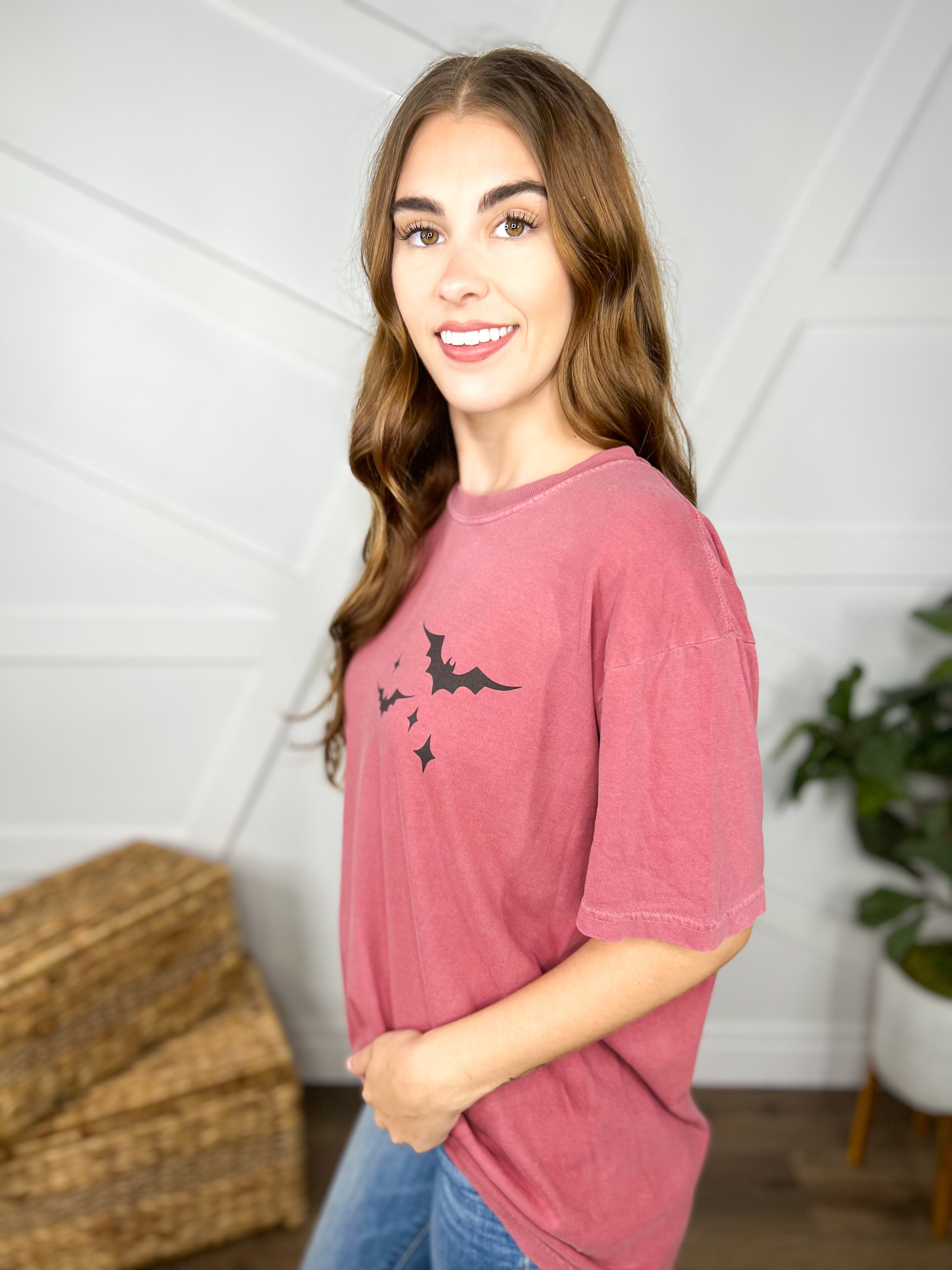 Spookalicious Graphic Tee-130 Graphic Tees-Heathered Boho-Heathered Boho Boutique, Women's Fashion and Accessories in Palmetto, FL