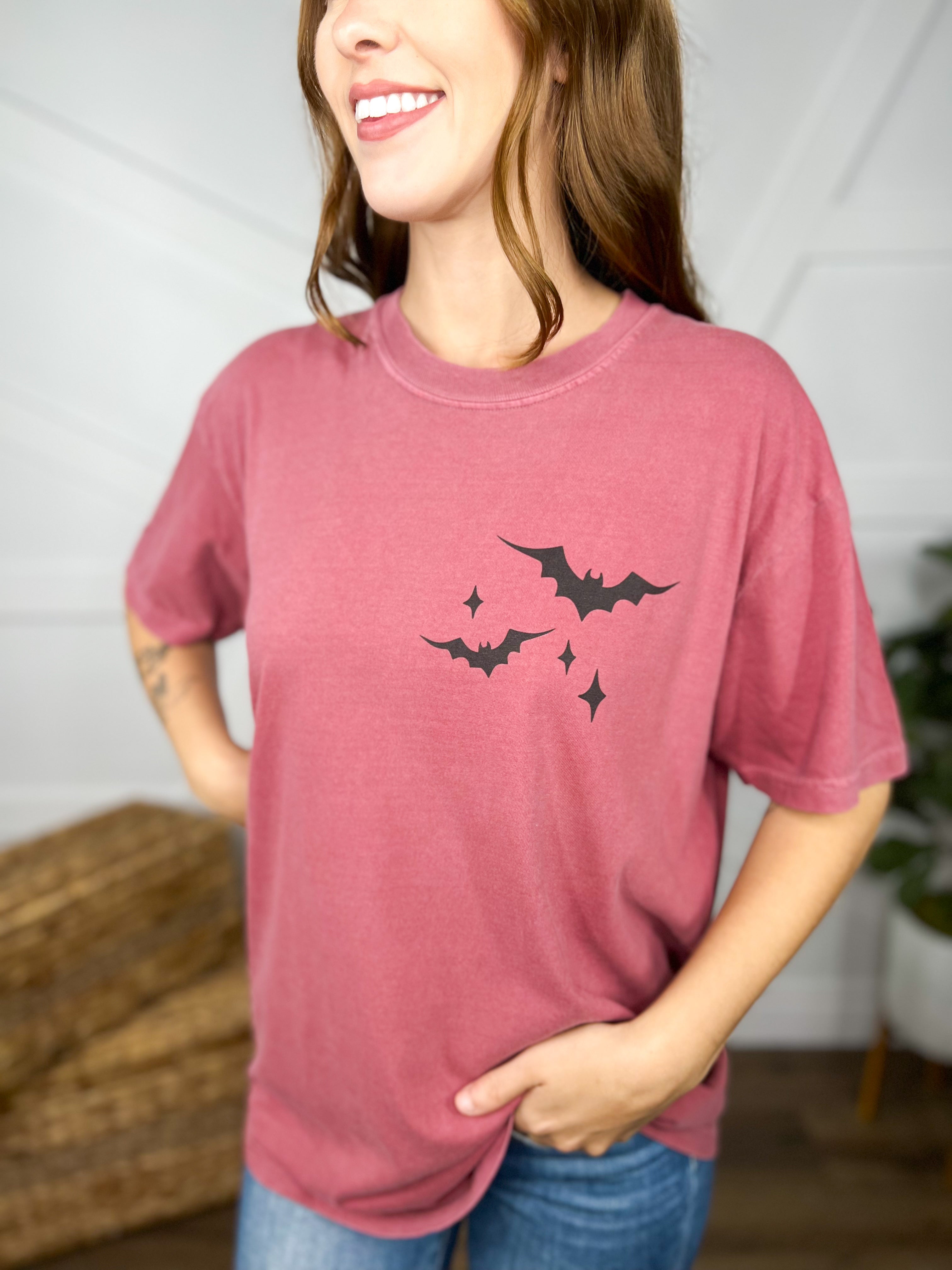 Spookalicious Graphic Tee-130 Graphic Tees-Heathered Boho-Heathered Boho Boutique, Women's Fashion and Accessories in Palmetto, FL