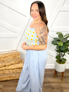 RESTOCK: Dandy Daisy Jumpsuit-230 Dresses/Jumpsuits/Rompers-Davi & Dani-Heathered Boho Boutique, Women's Fashion and Accessories in Palmetto, FL