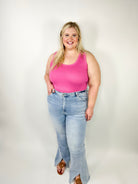 With a Twist Flare Jeans-190 Jeans-Risen Jeans-Heathered Boho Boutique, Women's Fashion and Accessories in Palmetto, FL
