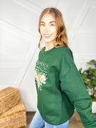 Fall for Jesus Graphic Sweatshirt-125 Sweater-Heathered Boho-Heathered Boho Boutique, Women's Fashion and Accessories in Palmetto, FL