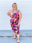 Tropic Like It's Hot Dress-230 Dresses/Jumpsuits/Rompers-Eldridge-Heathered Boho Boutique, Women's Fashion and Accessories in Palmetto, FL
