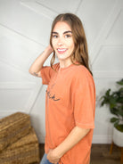 Whatever Spices Your Pumpkin Graphic Tee-130 Graphic Tees-Heathered Boho-Heathered Boho Boutique, Women's Fashion and Accessories in Palmetto, FL