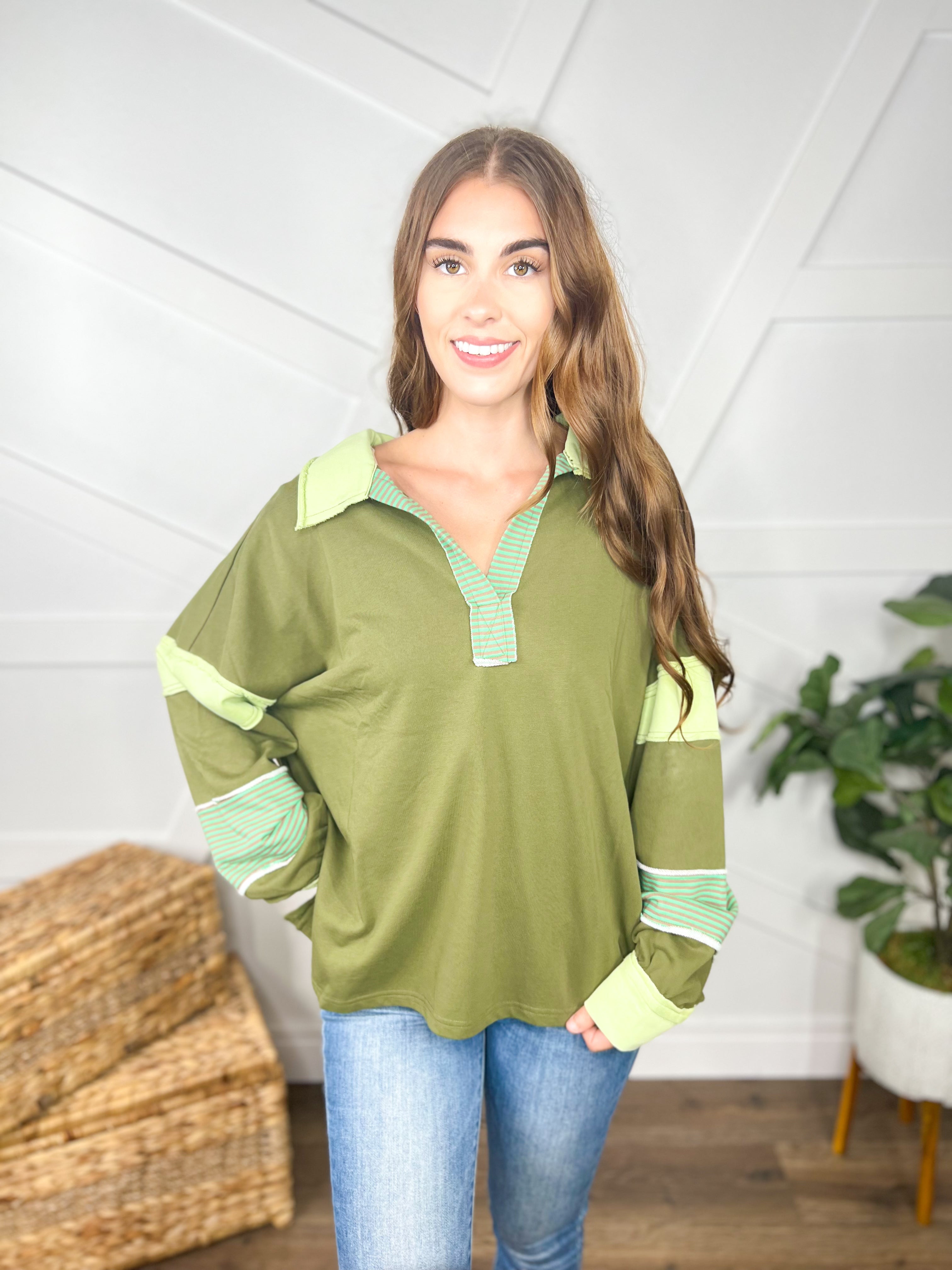 RESTOCK : Flashback Top-120 Long Sleeve Tops-Oddi-Heathered Boho Boutique, Women's Fashion and Accessories in Palmetto, FL