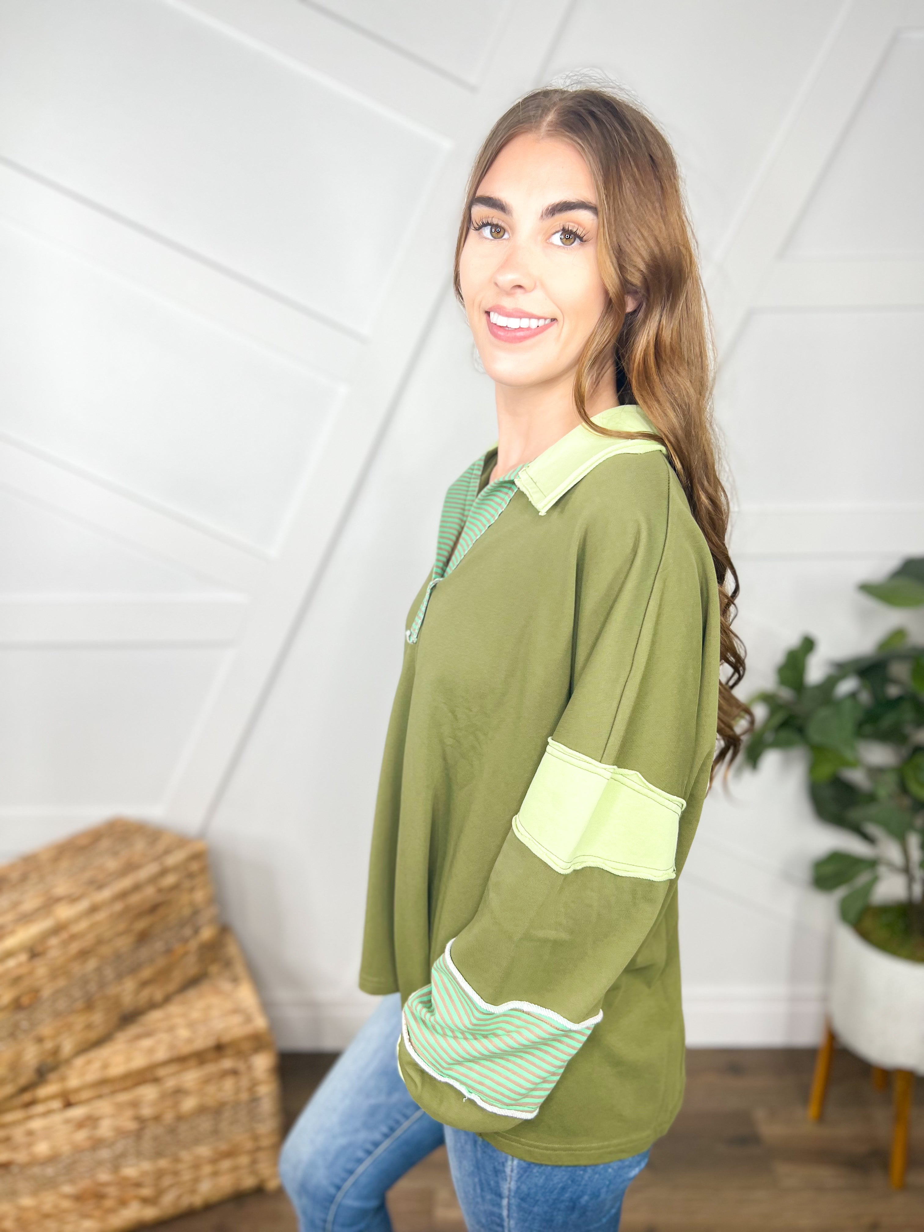 RESTOCK : Flashback Top-120 Long Sleeve Tops-Oddi-Heathered Boho Boutique, Women's Fashion and Accessories in Palmetto, FL