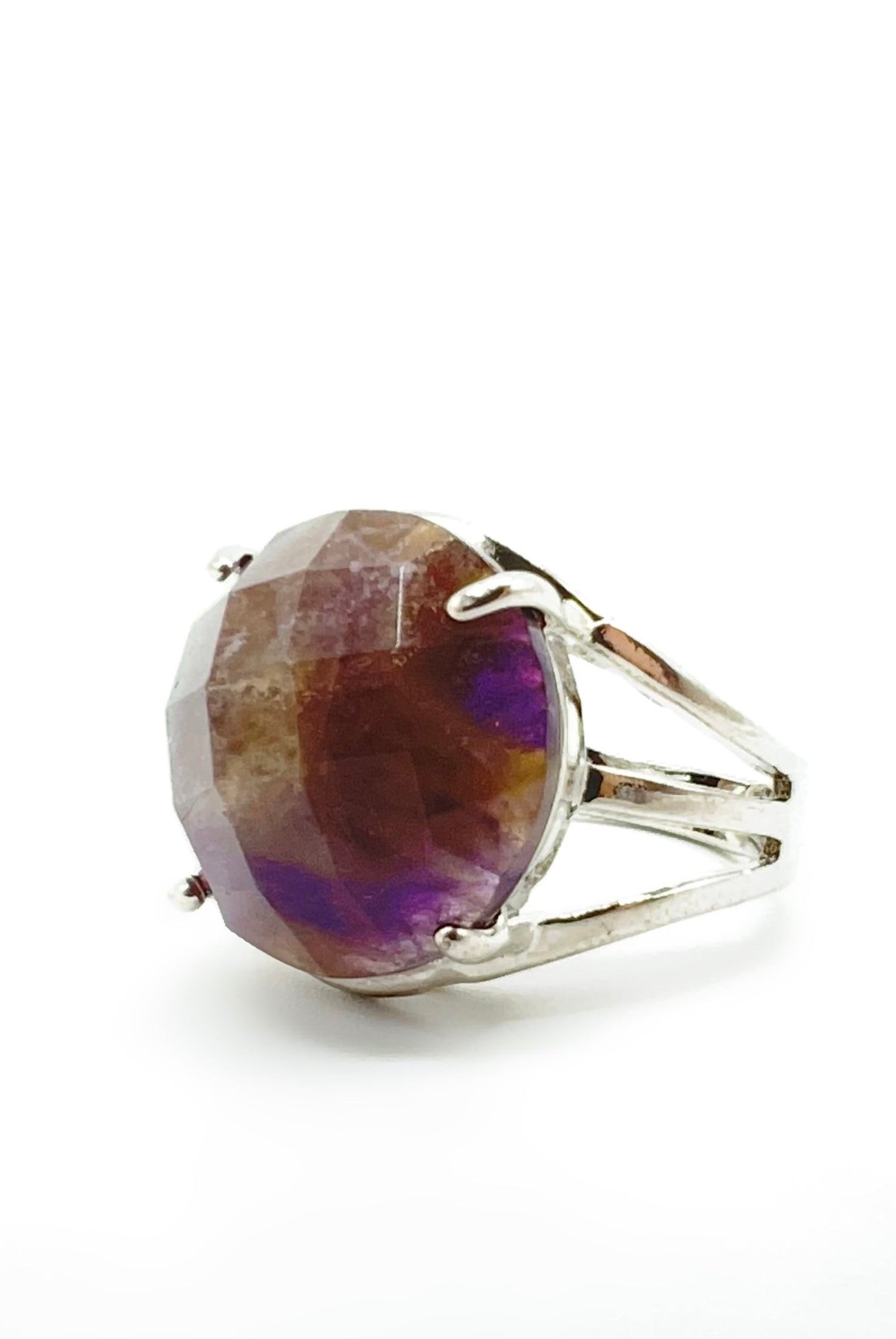 Medium Gemstone Ring-310 Jewelry-Bridge Connections-Heathered Boho Boutique, Women's Fashion and Accessories in Palmetto, FL