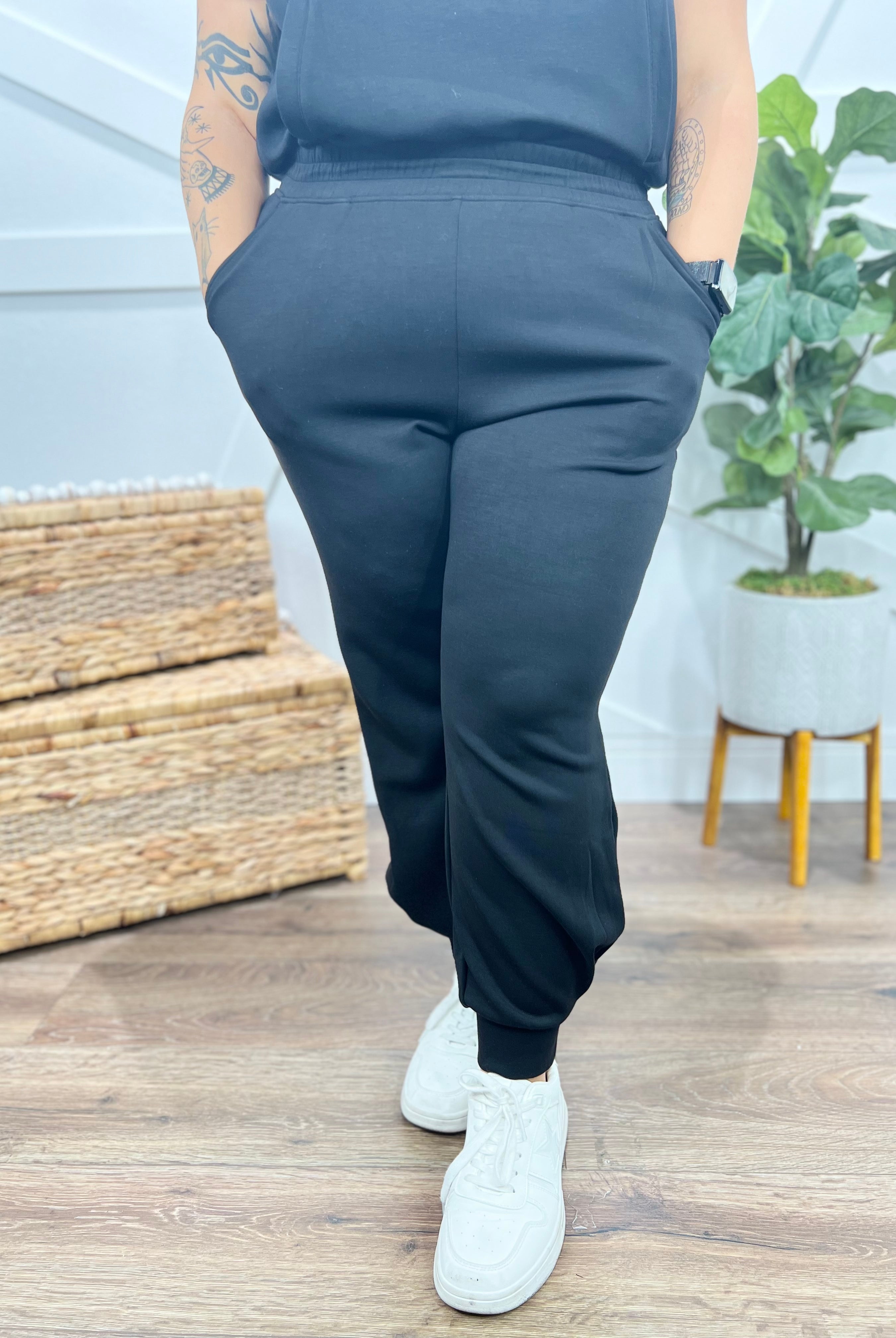 Self Discovery Joggers-150 PANTS-Rae Mode-Heathered Boho Boutique, Women's Fashion and Accessories in Palmetto, FL