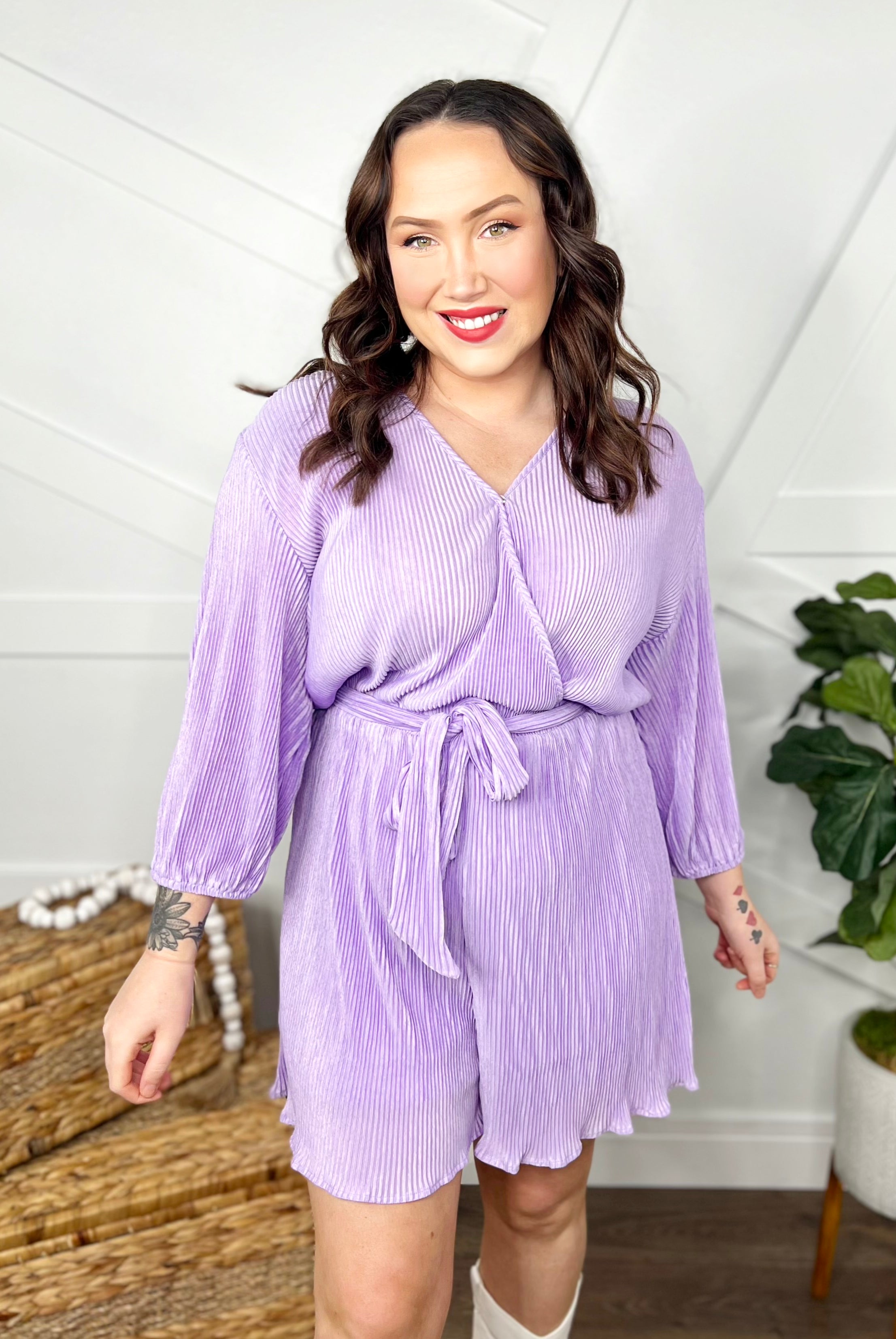 Restock: Fearless Romper-230 Dresses/Jumpsuits/Rompers-White Birch-Heathered Boho Boutique, Women's Fashion and Accessories in Palmetto, FL