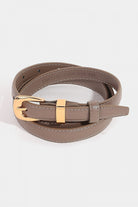 Fashionable Thin Leather Belt-340 Other Accessories-Fame Accessories-Heathered Boho Boutique, Women's Fashion and Accessories in Palmetto, FL