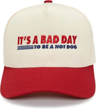 It's A Bad Day To Be A Hotdog Cap-330 Headwear-Funky Junque-Heathered Boho Boutique, Women's Fashion and Accessories in Palmetto, FL