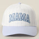 Mama Pinstriped Trucker Hat-330 Headwear-Fashion City-Heathered Boho Boutique, Women's Fashion and Accessories in Palmetto, FL