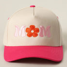 Retro Flower Mom Cap-330 Headwear-Fashion City-Heathered Boho Boutique, Women's Fashion and Accessories in Palmetto, FL