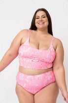 The Oceans Calling Double Strap Swim Top-300 SWIMWEAR-CORAL REEF SWIM-Heathered Boho Boutique, Women's Fashion and Accessories in Palmetto, FL