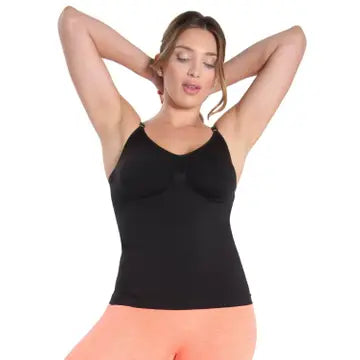 Slimme Midsection Slimming Shaping Camisole-140 BODYSUITS/INTIMATES-MeMoi-Heathered Boho Boutique, Women's Fashion and Accessories in Palmetto, FL