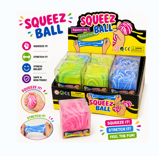 Squeez Ball Squish!-340 OTHER ACCESSORIES-QUEEN DESIGNS-Heathered Boho Boutique, Women's Fashion and Accessories in Palmetto, FL