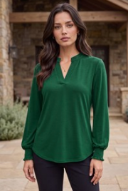 Fall Dreaming Top-120 LONG SLEEVE TOPS-DEAR SCARLETT-Heathered Boho Boutique, Women's Fashion and Accessories in Palmetto, FL